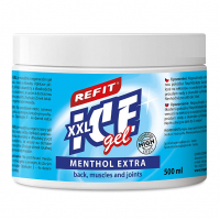 Refit Ice Gel Menthol Extra 500 ml. – охлаждащ гел при много силна болка с незабавен ефект, снимка 1 - Други - 36428880