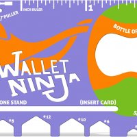 18в1 Multitool Ninja Wallet мултифункционална джобна отвертка, снимка 4 - Подаръци за мъже - 40144974