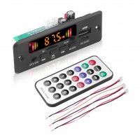 5V - 32V Mp 3 плеър аудио модул за вграждане 2 x 3W с Bluetoot 5.0 Fm/Tf card/USB/AUX/Rec/Call, снимка 2 - MP3 и MP4 плеъри - 30446926