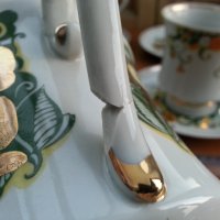 Руски сервиз големи чаши с чинии, снимка 6 - Антикварни и старинни предмети - 37624749