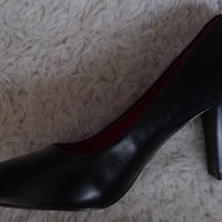 Обувки, черни, на висок ток, код 423/ББ1/34, снимка 3 - Дамски елегантни обувки - 37654531