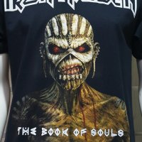 Нова мъжка тениска със ситопечат на музикалната група IRON MAIDEN - The Book of Souls, снимка 7 - Тениски - 29878378