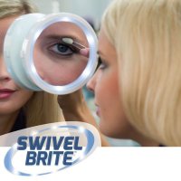 Увеличително LED огледало Swivel Brite, снимка 2 - Огледала - 30771044