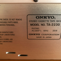 ONKYO TA-2230, снимка 14 - Декове - 44528075