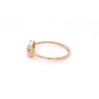 Златен дамски пръстен 1,01гр. размер:52 14кр. проба:585 модел:21886-4, снимка 3 - Пръстени - 44168086