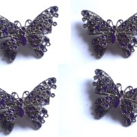 Брошка пеперуда, снимка 2 - Колекции - 44184473