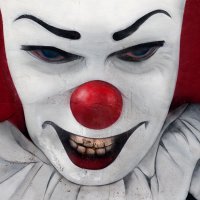 Зловещият Клоун маскa от латекс, снимка 1 - Други - 40174324