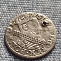 Сребърна монета 3 гроша 1618г. Сигизмунд трети Полша 28452, снимка 2 - Нумизматика и бонистика - 42900195