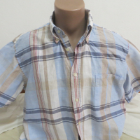 Мъжка риза с къс ръкав от лен McNeal, снимка 2 - Ризи - 36533334