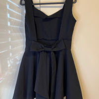 Черна рокля размер М, снимка 4 - Рокли - 44793661