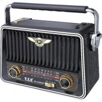 Ретро радио +соларен панел+ акумулатор , MP3 , със стилен дизайн, VXR, снимка 1 - Тонколони - 29272592