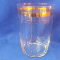 Сервиз чаши за вода, безалкохолно, тънкостенни, златни кантове 6 бр , снимка 6 - Чаши - 38058151