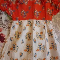 Красива народна блузка - Зара, снимка 1 - Детски Блузи и туники - 37596323