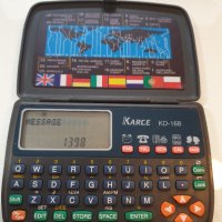 Karce Electronic Databank Kd-168 Vintage Retro Boxed+подарък нова батерия, снимка 1 - Друга електроника - 32107036