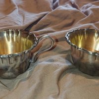 Посребрени чаши, снимка 1 - Антикварни и старинни предмети - 31452793