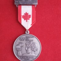 Медал-Олимпиада Канада 1976 г., снимка 1 - Други ценни предмети - 44144377