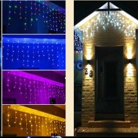 LED Висулки Мигащи 144, 4 цвята 3 х 60см Късо-дълго Коледа ЛЕД, снимка 3 - Лед осветление - 38583077