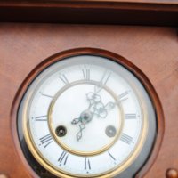 Немски стенен часовник, снимка 5 - Антикварни и старинни предмети - 44390071