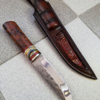 Ръчно изработен ловен нож от марка KD handmade knives ловни ножове, снимка 2 - Ловно оръжие - 39892250
