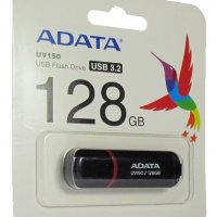 USB 128GB Flash памет ADATA UV150 (3.2) - нова бърза памет, запечатана, снимка 2 - USB Flash памети - 34014279