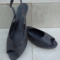 Дамски обувки Jimmer от мачкана естествена кожа, Номер 40, снимка 1 - Сандали - 29284611
