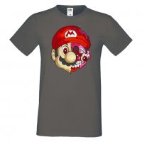 Мъжка тениска Mario Zombie 5 Игра,Изненада,Подарък,Празник,Повод, снимка 16 - Тениски - 37237925