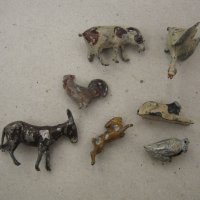 7 бр. стари оловни части от фигурки, фигури, фигура, снимка 5 - Други ценни предмети - 31623760