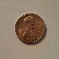 No 19.  1 цент от САЩ, 1988г., снимка 2 - Нумизматика и бонистика - 9907165