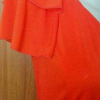 Оранжево червена еластична рокля ПРОМОЦИЯ🍀👗М,L🍀👗, снимка 6 - Рокли - 29831083