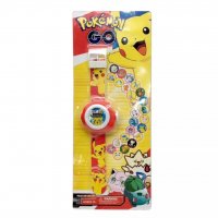 Pikachu Детски 3D часовник с прожектор , снимка 4 - Детски - 38068291