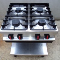 Професионален, италиански, газов котлон на база ANGELO PO - 4 горелки, снимка 5 - Обзавеждане на кухня - 44403294