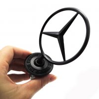 Емблема звезда за Mercedes Benz Black logo, снимка 4 - Аксесоари и консумативи - 37519897