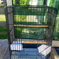 Клетка за едър папагал с отваряем покрив , снимка 1 - За птици - 28647016