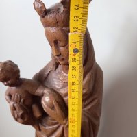 Статуя Богородица с Младенеца, снимка 5 - Статуетки - 39537825