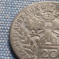 Сребърна монета 20 кройцера 1765г. Мария Терезия Виена Свещена Римска империя 13641, снимка 11 - Нумизматика и бонистика - 42871851