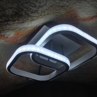 Стилна и модерна LED лампа, снимка 4 - Лампи за таван - 39014372
