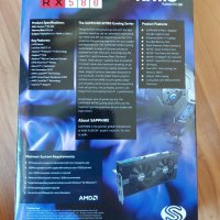 Видео карти SAPPHIRE RADEON RX 580 Nitro+ 4 GB, снимка 3 - Видеокарти - 42589684