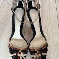Fendi Дамски официални Сандали номер 38.5, снимка 6 - Дамски обувки на ток - 44415778