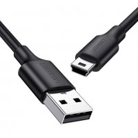 Кабел UGREEN USB 2.0- mini USB 2.0     0.5M, снимка 1 - Друга електроника - 40194589