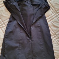 Елегантна рокля без презрамки в черен цвят, снимка 7 - Рокли - 30879458
