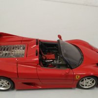 Метална количка Ferrari F50 Burago 1:18, снимка 2 - Колекции - 34365626