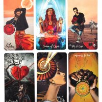 Красиви таро карти:Light Seers Tarot&Muse Tarot&Sacred Creators Oracle, снимка 12 - Карти за игра - 34405870