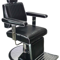 Бръснарски стол Cut - черен, снимка 1 - Бръснарски столове - 44598286