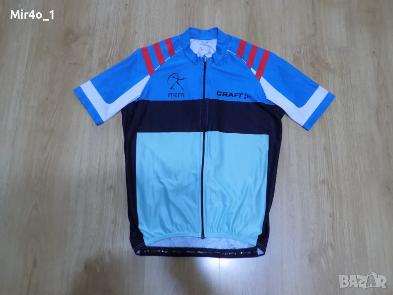 вело джърси craft тениска екип мъжко шосейно колоездене оригинално M, снимка 1