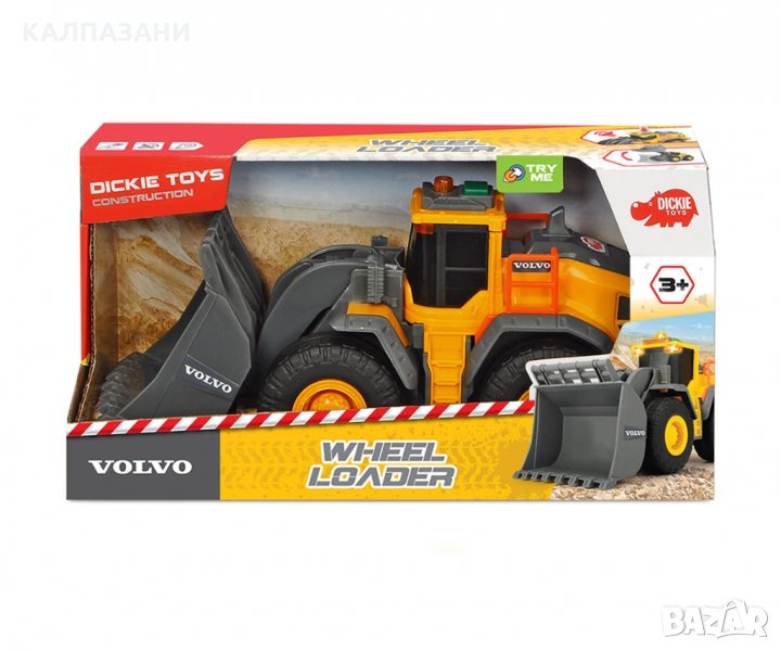 Колесен товарач Дики Volvо, 23 см., снимка 1