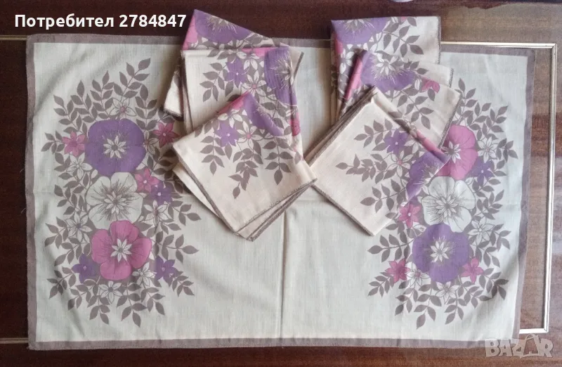  Комплект кърпички за студено сервиране от социализма , снимка 1