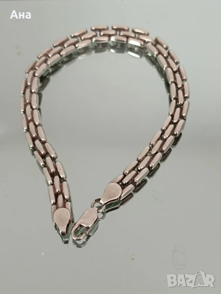 Масивна сребърна гривна , снимка 1