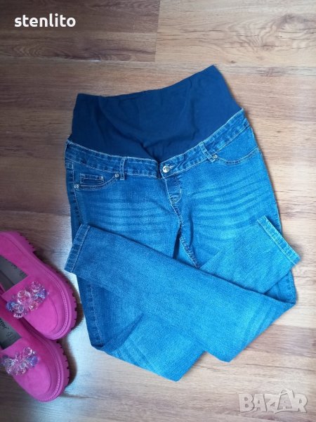 Дънки за бременни Размер L, снимка 1