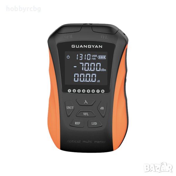 6в1 Универсален кабелен тестер за оптични кабели, LAN, RJ45, лаз.ролетка, снимка 1