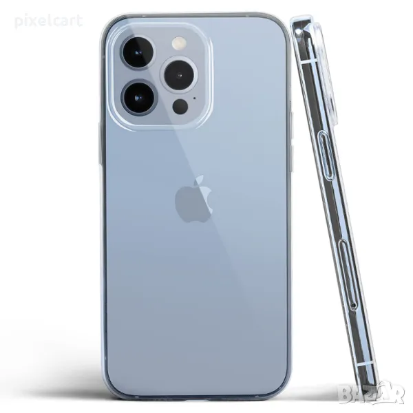 Силиконов калъф за iPhone 13 Pro, 2mm, Прозрачен, снимка 1